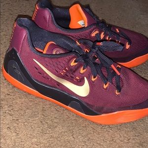 Nike Kobe 9 Maroon & orange